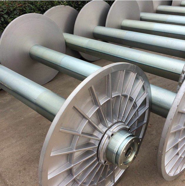Peças sobresselentes de alumínio da máquina de tecelagem de matéria têxtil do feixe de urdidura da fábrica profissional